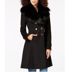 Ivanka Trump Faux Fur Collar Coat